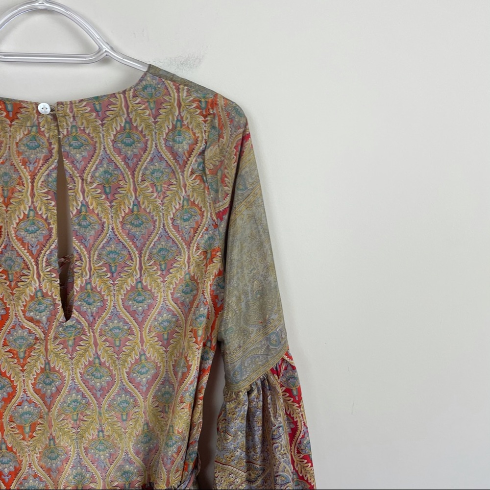 Karma Highway Boho Mixed Print Kimono Romper - Picture 8 of 15